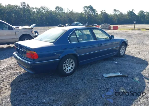 2000 BMW 740Il z USA, uszkodzony, nr VIN WBAGH8348YDP09099